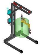 Rol-handlR PH1 Portable Hoist Roll Handling System