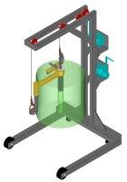 Rol-handlR PH1 Portable Hoist Roll Handling System