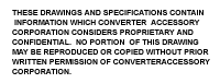 Converter
Accessory Proprietary Statement