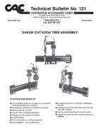 Technical Bulletin 121 - Shear Cut Edge Trim Assembly