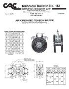 Technical Bulletin 151 - CAC Air Operated Tension Brake