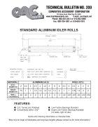 Technical Bulletin 200 - Standard Aluminum Idler Rolls