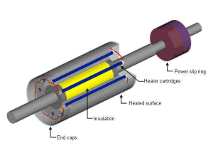 Multi Heater Elecrically Heated Roll Cutaway