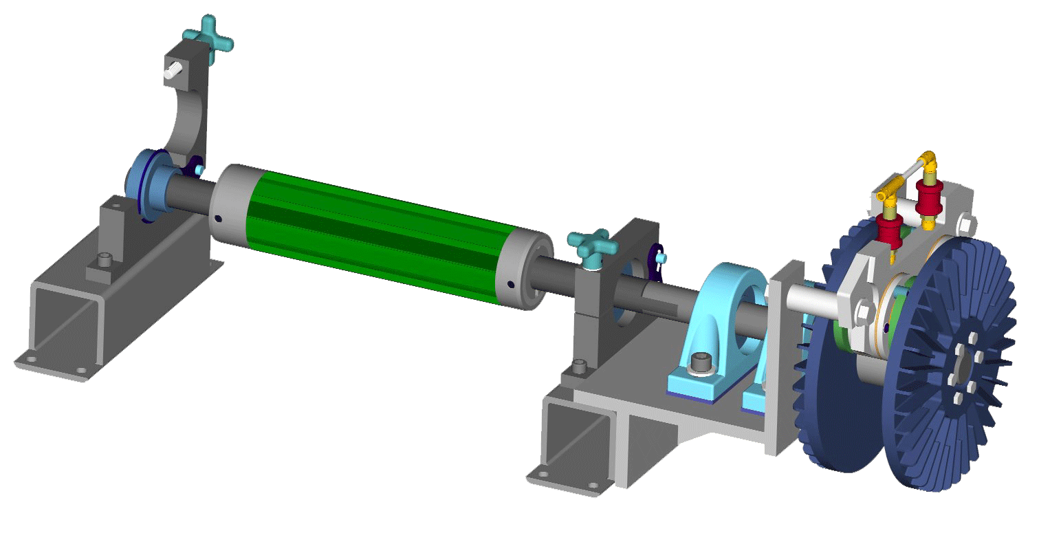 SimpLok shaft holder unwind module