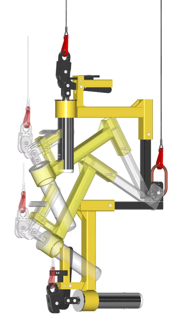 b. Mid-size non-adjustable L-Roll Pivot Arm