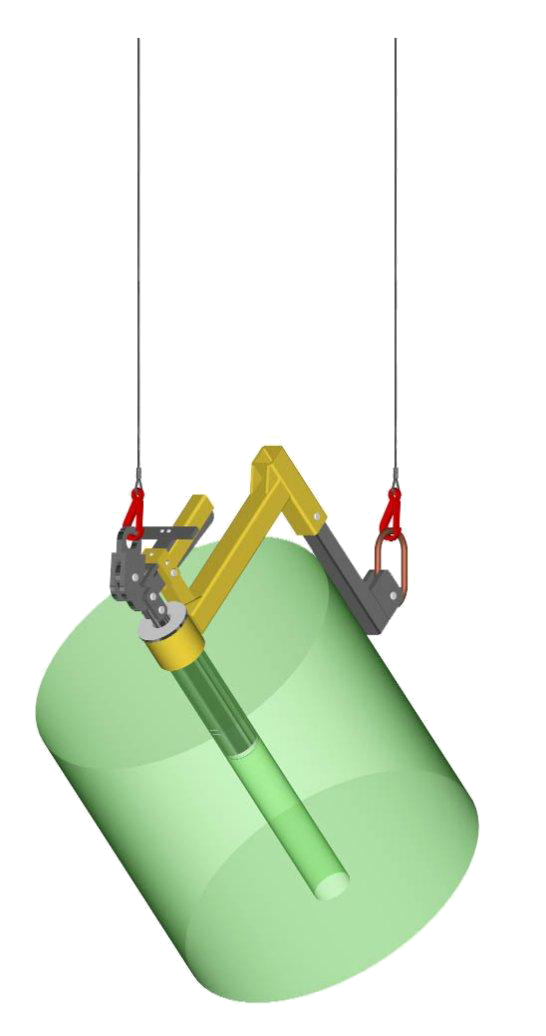 a.Compact adjustable L-Roll Pivot Arm