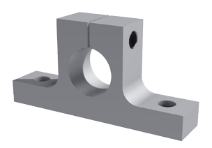 Roller mounting blocks