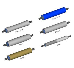 Rollers coatings and patterns