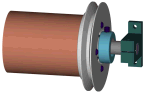 Web spreading optional drive sheave